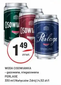 Sedal Woda cisowianka perlage nałęczów zdrój oferta