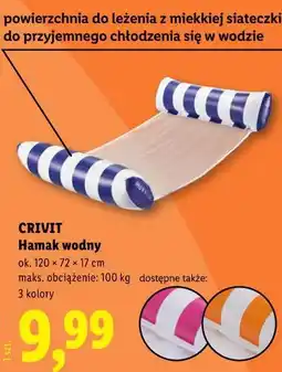 Lidl CRIVIT Hamak wodny oferta