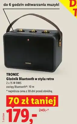 Lidl TRONIC Głośnik Bluetooth w stylu retro oferta