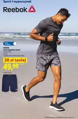 Lidl Reebok Szorty kąpielowe męskie oferta