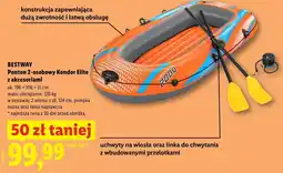 Lidl BESTWAY Ponton 2-osobowy Kondor Elite z akcesoriami oferta