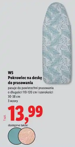 Lidl W5 Pokrowiec na deskę do prasowania oferta