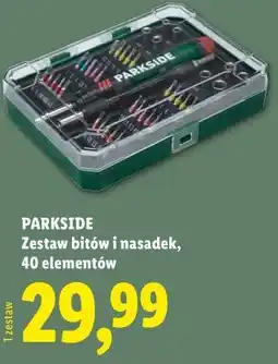 Lidl PARKSIDE Zestaw bitów i nasadek, 40 elementów oferta