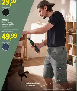 Lidl PARKSIDE Szorty robocze jeansowe męskie oferta