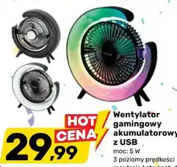 Bricomarche Wentylator gamingowy akumulatorowy z USB oferta