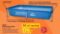 Lidl CRIVIT Basen stelażowy oferta