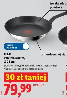 Lidl TEFAL Patelnia Duetto, Ø 24 cm oferta