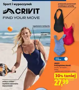 Lidl CRIVIT Strój kąpielowy damski oferta