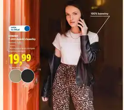 Lidl ESMARA T-shirt damski z bawełny oferta