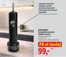 Lidl MAD MONKEY Dozownik do nalewania napojów w puszce oferta