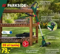 Lidl PARKSIDE Akumulatorowa podkaszarka do trawy, 20 V oferta