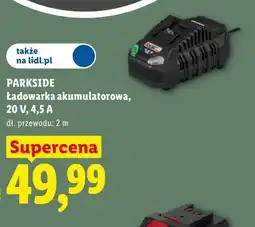 Lidl PARKSIDE Ładowarka akumulatorowa, 20 V, 4,5 A oferta
