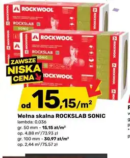 Bricomarche Wełna skalna ROCKSLAB SONIC oferta