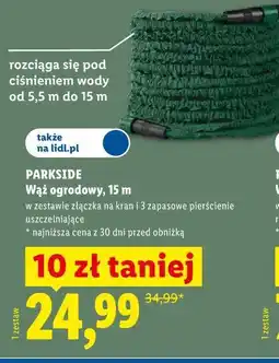 Lidl PARKSIDE Wąż ogrodowy, 15 m oferta