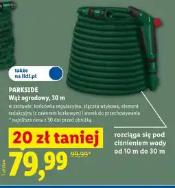 Lidl PARKSIDE Wąż ogrodowy, 30 m oferta