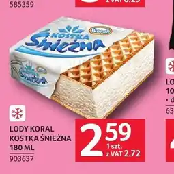 Selgros Lody Koral Kostka Śnieżna oferta