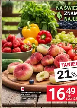 Selgros Brzoskwinia paraguayo miąższ biały oferta