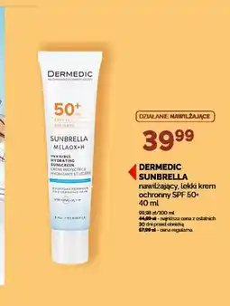 Ziko Dermo Krem nawilżający, lekki krem ochronny SPF 50+ DERMEDIC SUNBRELLA oferta