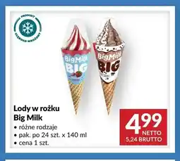 Makro Lody w rożku Big Milk oferta