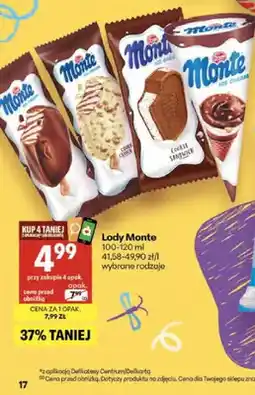 Delikatesy Centrum Lody Monte oferta