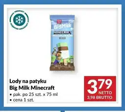 Makro Lody na patyku Big Milk Minecraft oferta