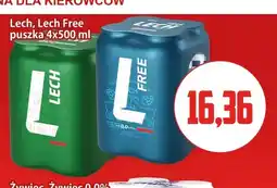 Kupiec Piwo bezalkoholowe Lech Free 0,0% 4-pak oferta