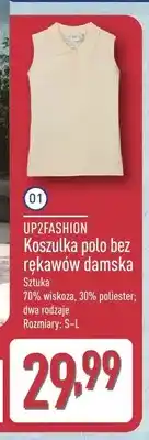 ALDI Koszulka polo bez rękawów damska UP2FASHION oferta