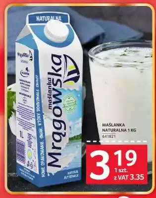 Selgros Maślanka naturalna Mrągowska oferta