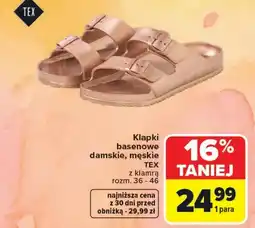 Carrefour Klapki TEX oferta