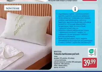 Poduszka bambusowa pod kark NOVITESSE