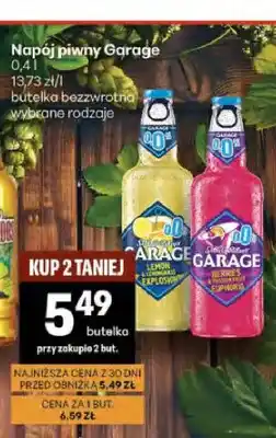 Delikatesy Centrum Napój piwny bezalkoholowy Garage Lemon & Lemongrass Explosion 0,0% butelka bezzwrotna oferta