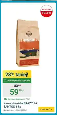 ERLI Kawa ziarnista BRAZYLIA SANTOS oferta