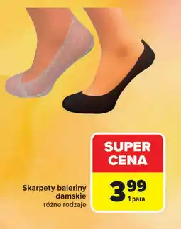 Carrefour Baleriny damskie oferta