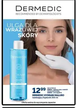 Ziko Dermo Nawilżający fizjotonik DERMEDIC HYDRAIN HIALURO oferta