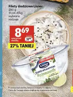 Delikatesy Centrum Filety śledziowe Lisner oferta
