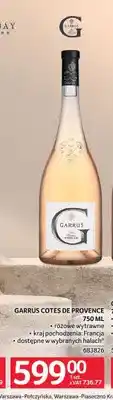 Selgros Wino Garrus Cotes de Provence różowe wytrawne Francja oferta