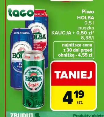 Carrefour Piwo Holba oferta