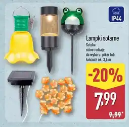ALDI Lampki solarne piker oferta