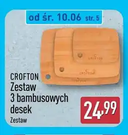 ALDI Zestaw 3 bambusowych desek CROFTON oferta