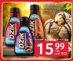 Selgros Sos zero Dzik Strawberry oferta