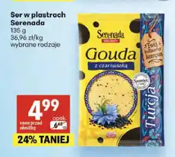 Delikatesy Centrum Ser w plastrach Gouda z czarnuszką Serenada oferta