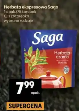 Delikatesy Centrum Herbata ekspresowa Saga oferta