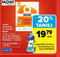 Carrefour Łosoś wędzony MOWI oferta