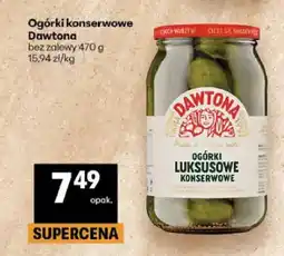 Delikatesy Centrum Ogórki luksusowe konserwowe Dawtona bez zalewy oferta