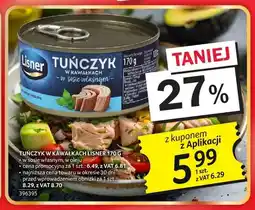 Selgros Tuńczyk w kawałkach w sosie własnym Lisner oferta
