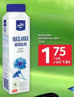 Selgros Maślanka naturalna Milko oferta