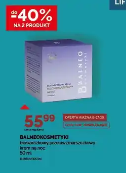 Ziko Dermo Krem na noc biosiarczkowy przeciwzmarszczkowy BALNEOKOSMETYKI oferta
