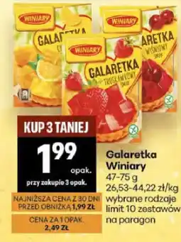 Delikatesy Centrum Galaretka Winiary o smaku truskawkowym oferta