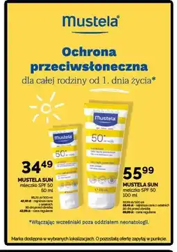 Ziko Dermo Mleczko SPF 50 MUSTELA SUN oferta