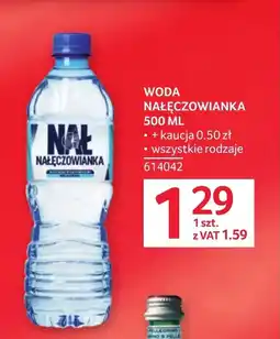 Selgros Woda Nałęczowianka oferta